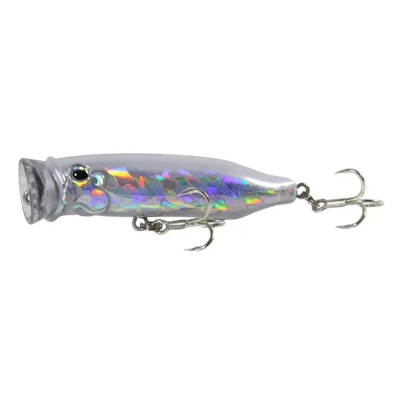 1Pcs Fishing Lures 7cm/9.4g Popper Bait 2024 New Topwater Plastic Artificial Hard Bait Crankbait Wobblers Perch Fishing Tackle