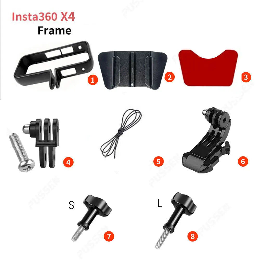 for Scorpion Exo R1 Helmet Custom Aluminium Chin Mount for GoPro Hero 13 12 11 10 Insta360 X4 X3 Ace Pro DJI Action 5 4 3 Camera