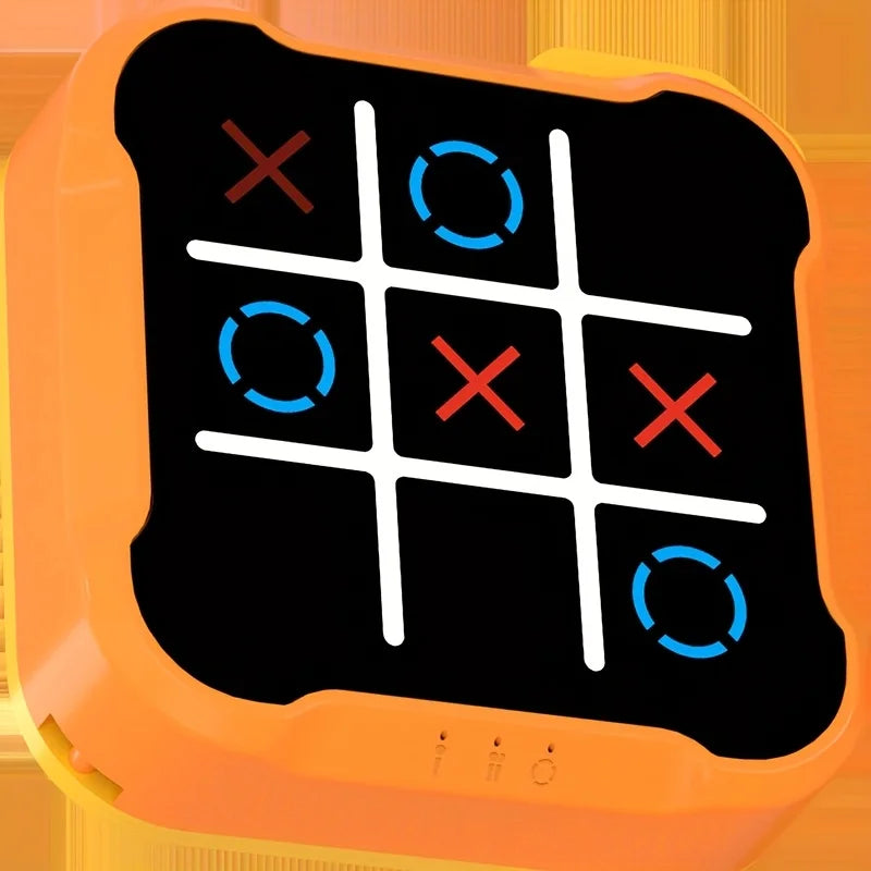 Elektroniskt Tic-Tac-Toe Spel – 4 Spelmöjligheter Portabelt Montessori Päzzelleksak Barn & Vuxna 6+ År 2026