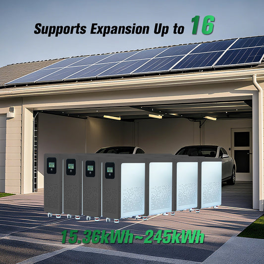 48V 300Ah LiFePO4 Lithium Battery Pack 15Kwh 100Ah 120Ah 200Ah 400Ah Built-in 200A BMS 6000+ Cycle For Solar System PL EU Stock
