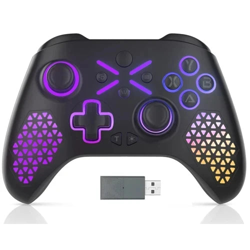 RGB Trådlös Xbox Handkontroll – Hall Effect 6-axlig Gyro Dubbel Vibration TURBO 3,5mm Xbox One/Series X|S/PC/Android