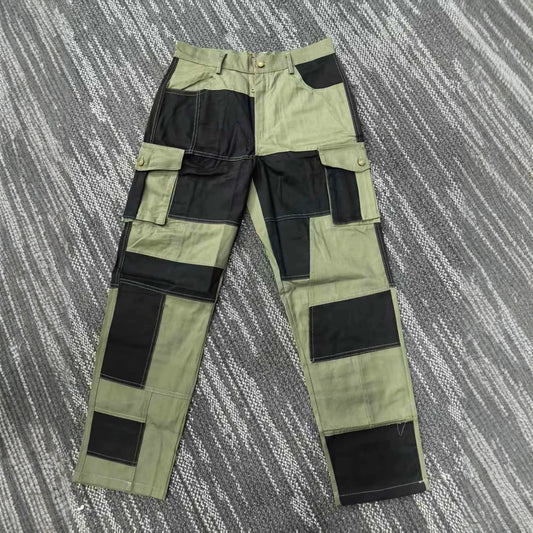 Herr Taktiska Cargo Joggers Bomull – Flera Fickor Casual Arbetsbyxor Året Runt, 4 Färger S–3XL