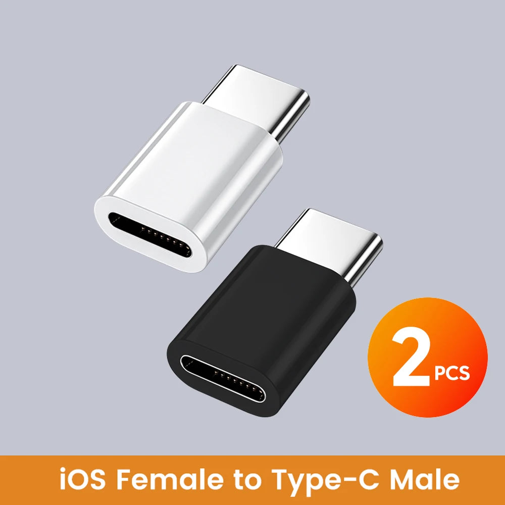 Type C To Lightning Adapter Type C Male To Lightning Female Converter High Speed Charging/Transfer Adapter for iphone 15 16
