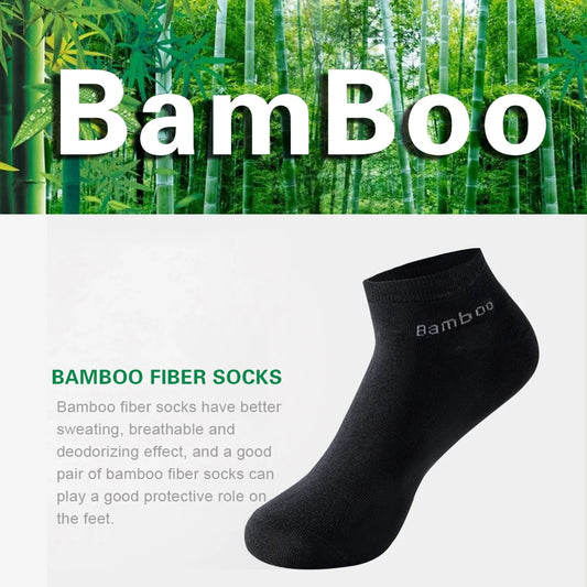 Herr Ankelstrumpor i Bambufiber 5-pack – Andningsbara, Deodoriserande, Business & Vardag