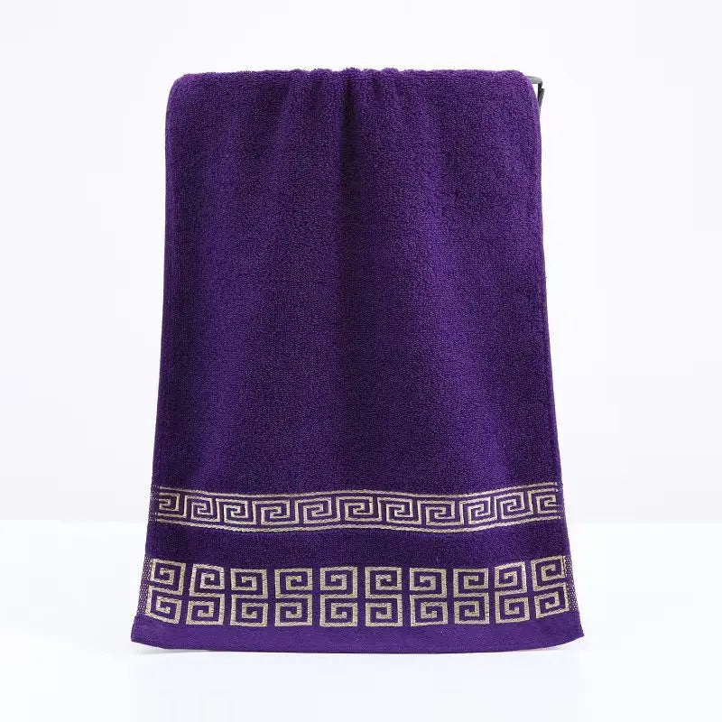 100% Pure Cotton Towel 34x73cm Embroidered Towels For Adults Quick-Dry Thicken Soft Face Towels Absorbent