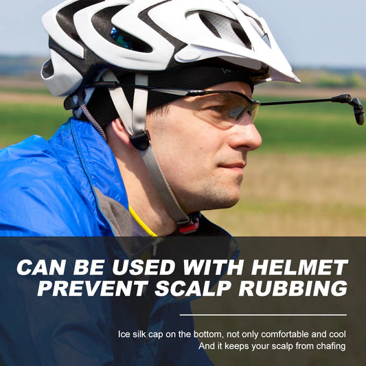 Cycling Cap Breathable Moisture Wicking Running Hiking Motorcycle Elastic Cap Absorbent Quick Dry Under Helmets Thin Hat