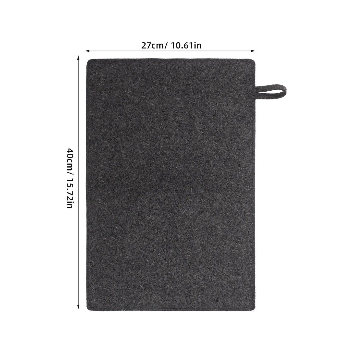 2Pcs Felt Sauna Mat Cushion Heat Insulation Hot Spring Bath Mat Sweat Absorbent Sauna Seat Cover for Spa Shower Room