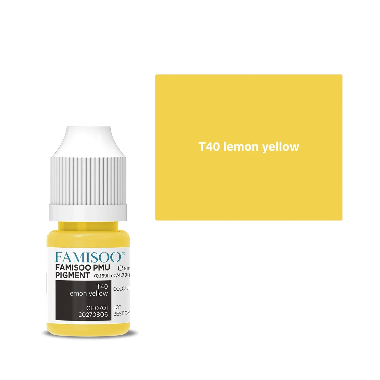 FAMISOO 5ML Permanent Makeup Pigment Tattoo Lips Tattoo Inks Eyebrows Eyeliners Pigments Microblading Pigment Tattoo Pigments