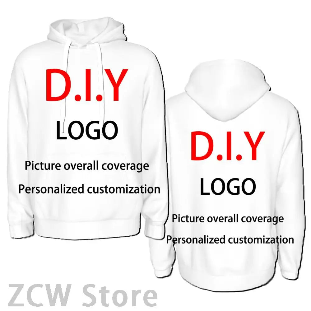 Hoodie 3D-tryck – Eget Logotyp & Design | Reklamkläder & Streetwear