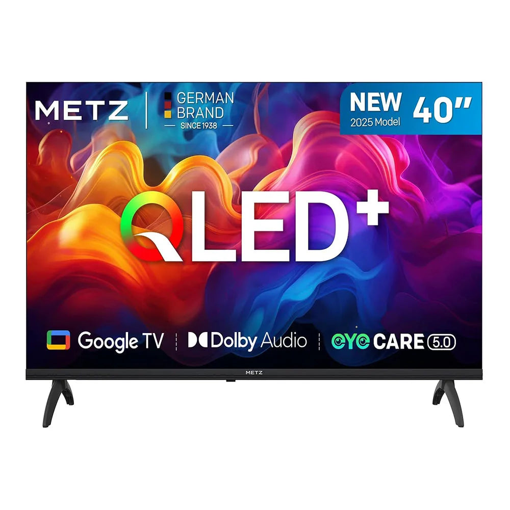 Metz Qled 32" 40 Inch Smart Led Tv Google Tele Hdr 10 Dolby Audio Bluetooth 5.1 Eyecare Tuner 2025 32Mqf7030Z