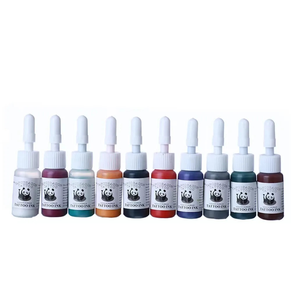 6/8/10 Color, Professional Tattoo Ink Set, Tattoo Consumables, Long Lasting, Painting, Body Art Supplies