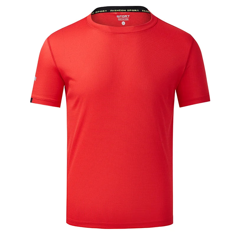 T-shirt med Eget Tryck eller Brodyr – Snabbtorkande Sport & Reklamplagg S–5XL (Asian)