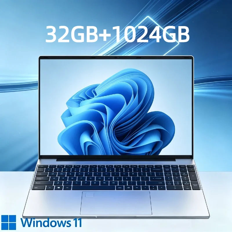 LenO 14,1" Ultratunn Gaming Laptop Intel Core i9-9900 16/32GB RAM Upp till 2TB SSD – Windows 11 Pro Kontor Studier Metallram