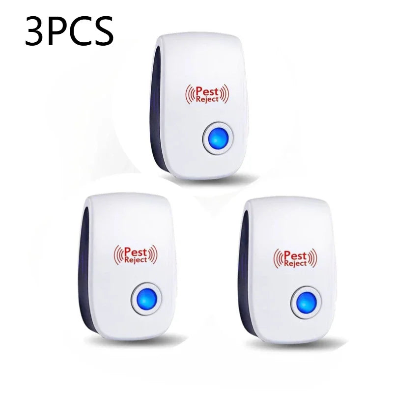 Plug-In Ultrasonic Pest Repeller,Electronic Insect Control,Mosquito Repellent For Home,Repels Mice Ants Spiders Cockroaches