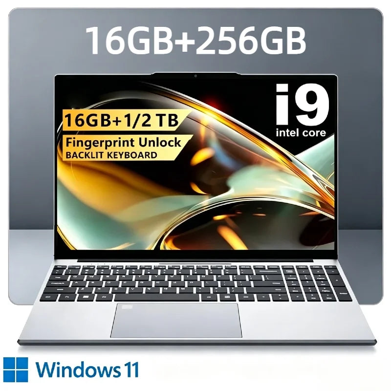 New 14.1" Gaming Laptop Intel Core i9-10980HK Win 11 Pro 32GB RAM 2TB SSD Ultra Slim Notebook Computer 1920x1080 FHD Office PC