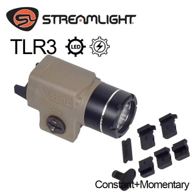 Taktisk Ficklampa 500 Lumen för 20 mm Skena