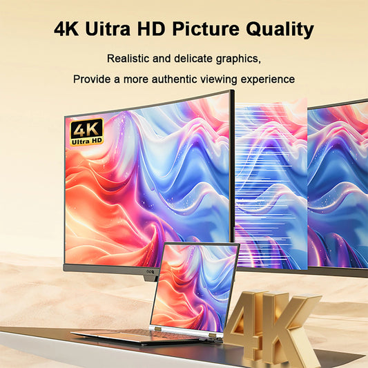 DisplayPort till HDMI 2.0-kabel 4K 30 Hz – 1–3 m
