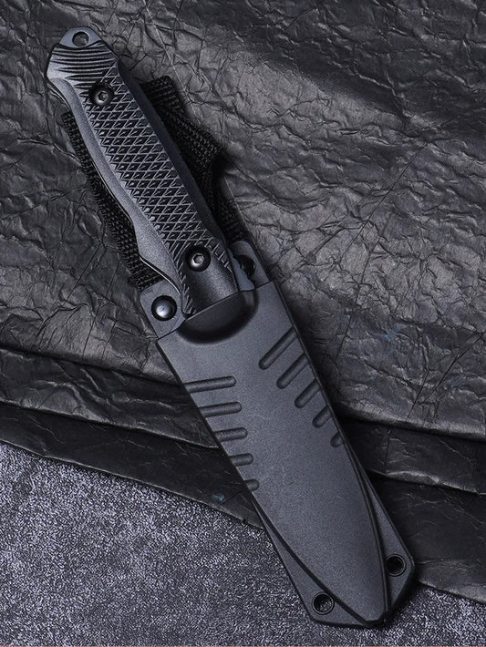 Durable High Hardness Fixed Blade Knife with Protective Sheath Outdoor Camping Fishing Cutting Utility Tool