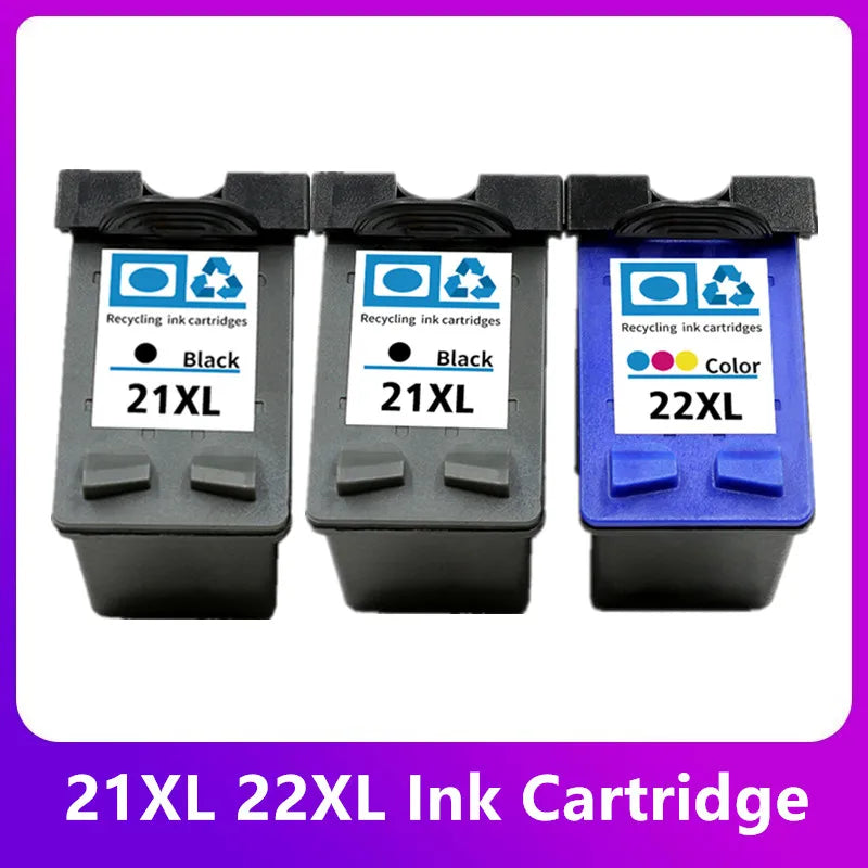 21 22 XL Kompatibel Bläckpatron Ersättning för HP