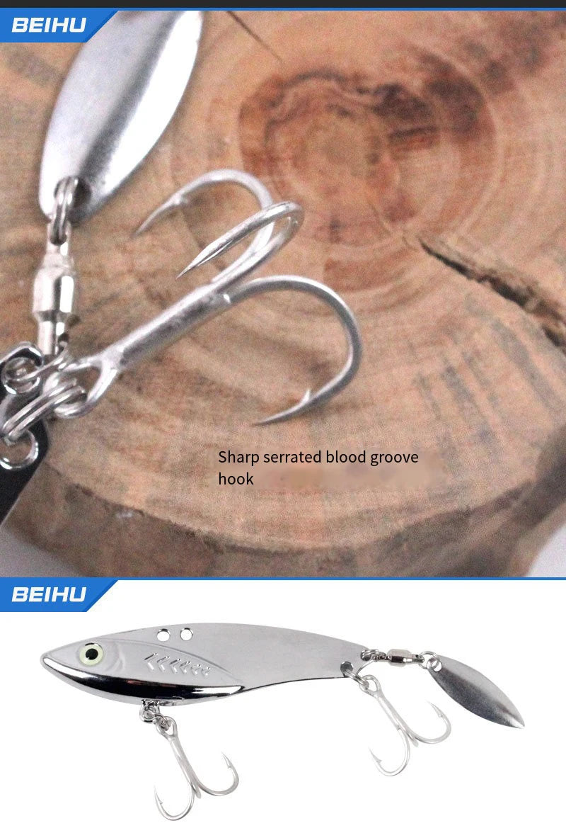 Fishing Lure 5g-30g Freshwater Saltwater Long Cast VIB Lure Zinc Alloy Metal Fish VIB Bait