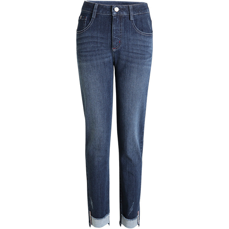 Damjeans Hög Midja Loose Fit – Harlan Carrot Cropped Stretch Street Style 2 Färger 25–34 2026