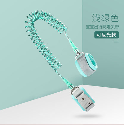 Barnkoppel Säkerhetsrem mot Förlust – Reflex Nyckelring 1,5m–2,5m 7 Färger Säkerhetsarmband Baby FZS-004 2026