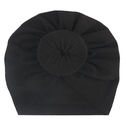 Babyturbanhatt med Knut – Enfärgad Andningsbar Varm Vindtät 11 Färger Unisex 1–2 År x-18129 2026