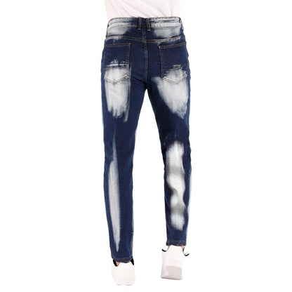 Herrjeans Straight Fit Stretch – Tvättad Vintage Denim Mellanhög Midja 2 Färger 28–42 2026