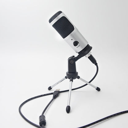 Streaming USB-kondensatormikrofon i metall