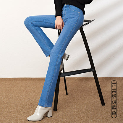 Damjeans High Waist Straight Leg Loose Fit – Indigo, Svart & Ljusblå för Dam 2026