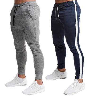Herr Sportbyxor Slim Fit 2026 – Avsmalnande Gym Fritid Utomhus Stretch Fuktborttransporterande M-XXXL 7 Färger