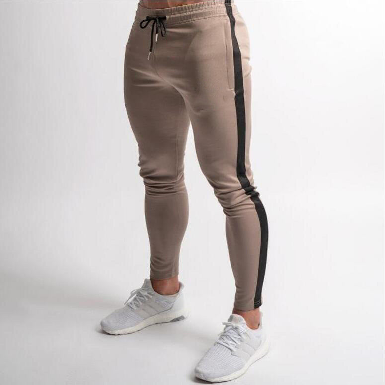 Herr Sportbyxor Slim Fit 2026 – Avsmalnande Gym Fritid Utomhus Stretch Fuktborttransporterande M-XXXL 7 Färger