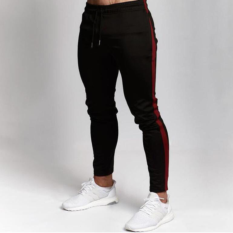 Herr Sportbyxor Slim Fit 2026 – Avsmalnande Gym Fritid Utomhus Stretch Fuktborttransporterande M-XXXL 7 Färger