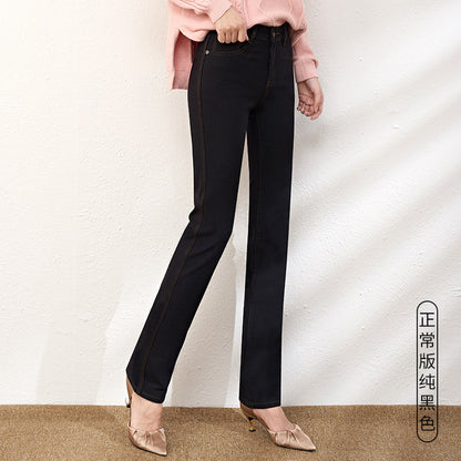 Damjeans High Waist Straight Leg Loose Fit – Indigo, Svart & Ljusblå för Dam 2026