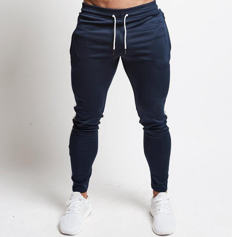 Herr Sportbyxor Slim Fit 2026 – Avsmalnande Gym Fritid Utomhus Stretch Fuktborttransporterande M-XXXL 7 Färger