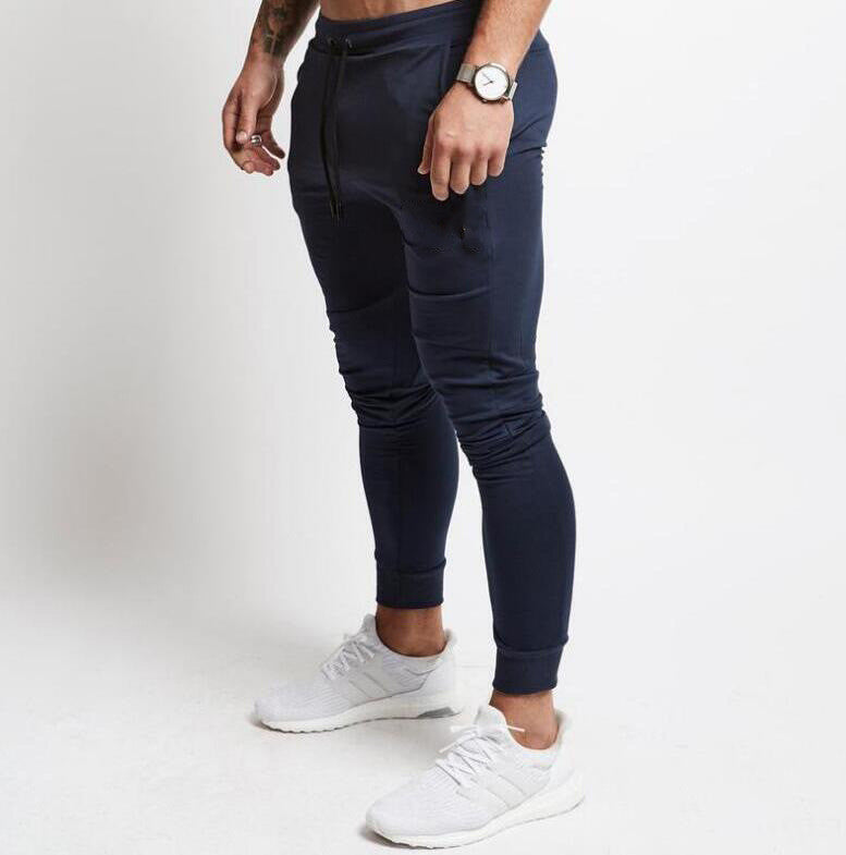 Herr Sportbyxor Slim Fit 2026 – Avsmalnande Gym Fritid Utomhus Stretch Fuktborttransporterande M-XXXL 7 Färger