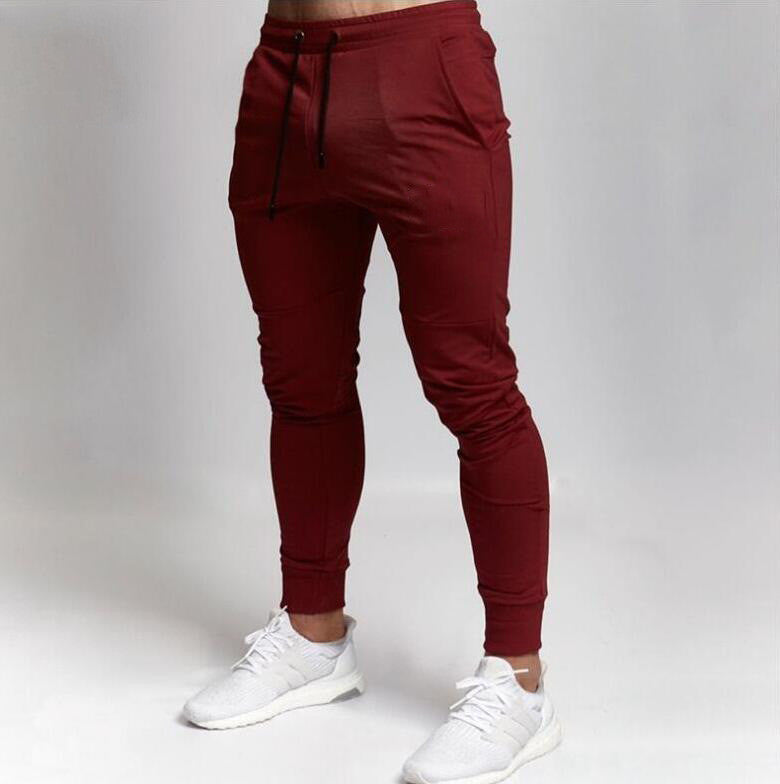 Herr Sportbyxor Slim Fit 2026 – Avsmalnande Gym Fritid Utomhus Stretch Fuktborttransporterande M-XXXL 7 Färger