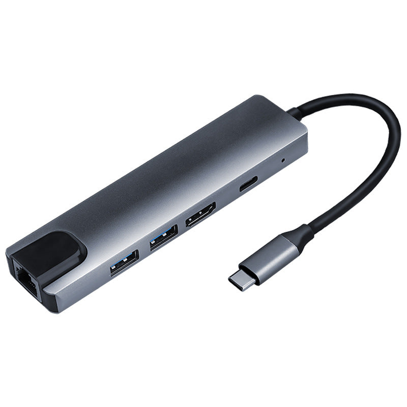 Type-c docking station eight in one to HDMI/TF/SD card reader USB-C multi-function macbook docking station