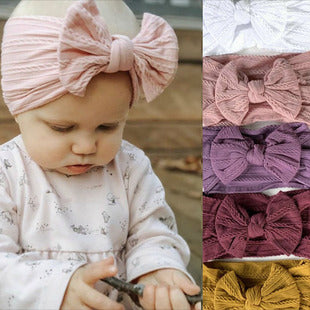 Babyturbanhatt med Knut – Enfärgad Andningsbar Varm Vindtät 11 Färger Unisex 1–2 År x-18129 2026
