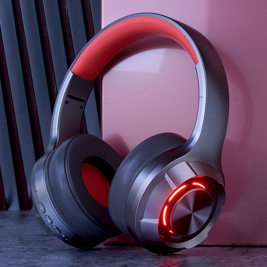 Trådlöst Gaming-headset med LED-belysning och Låg Latens – Bluetooth, USB-C och Samtalsfunktion