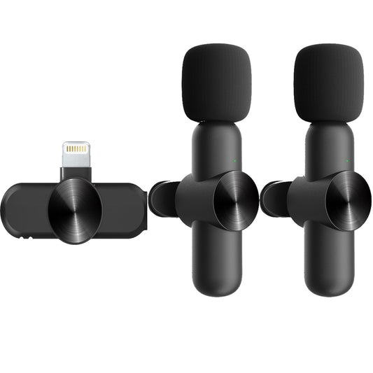 2,4G Trådlöst Lavalier-mikrofonsystem – 1 till 1 eller 1 till 2 (Type-C / iOS)