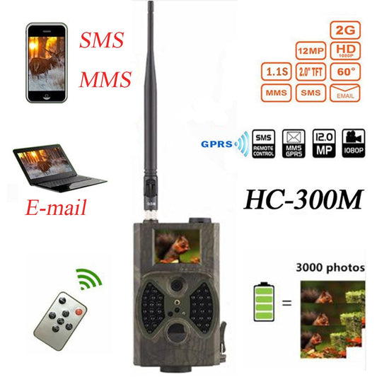 Outlife HC300M Viltkamera med MMS/GSM, 12MP och 1080p Nattseende