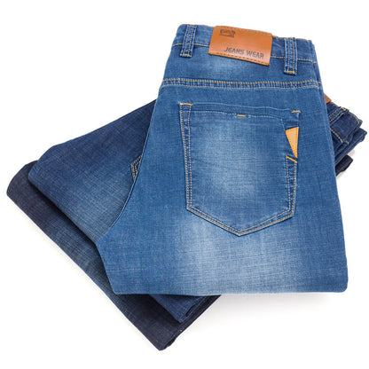 Herrjeans Stretch Straight Fit – Business Korean Style för Herr 2026