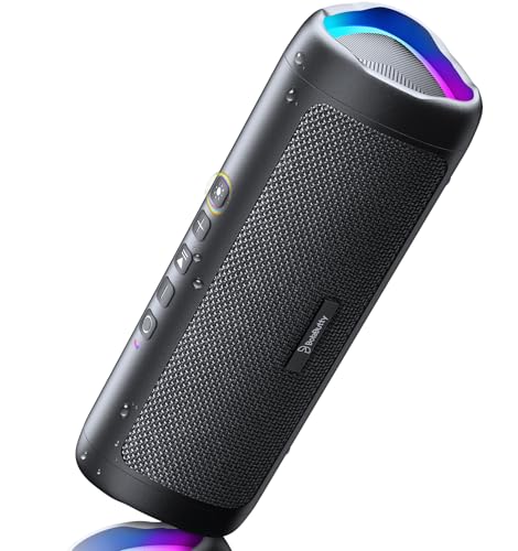 BolaButty Bluetooth-högtalare – 20W HD, IPX5, 24h Speltid, TWS, RGB-ljus, 12 Färger