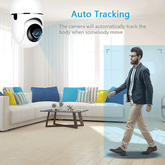 FREDI Y7 WiFi IP-Övervakningskamera – Auto-tracking, Pan/Tilt och Nattseende