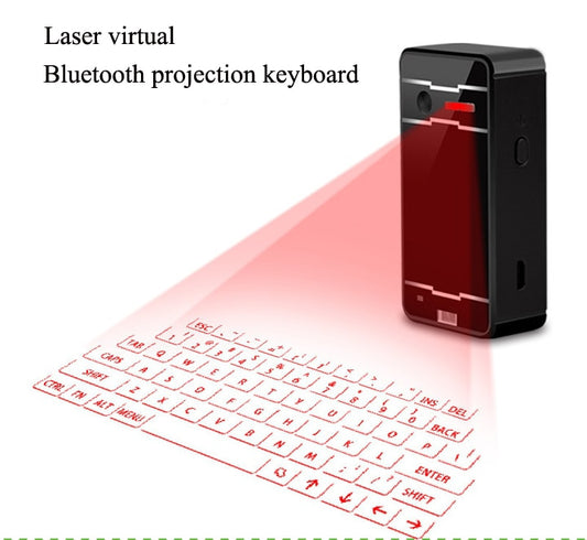 Trådlöst Bluetooth Laserprojektionskeyboard – för iPhone, Android och surfplatta