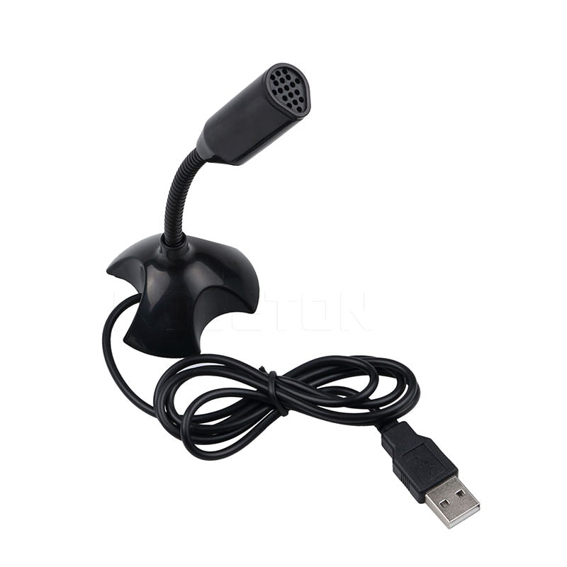 USB-mikrofon med justerbart stativ för PC