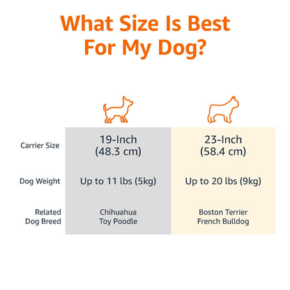 Amazon Basics Transportbur i Plast – Hållbar spänne, hund & katt, flera storlekar & färger