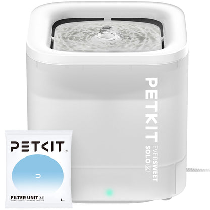 PETKIT Ny Kattvattenföntän med trådlös pump – ultratyst 1,85 L husdjursvattenföntän för katter & hundar inomhus, avtagbar design lätt att rengöra & montera, filter ingår