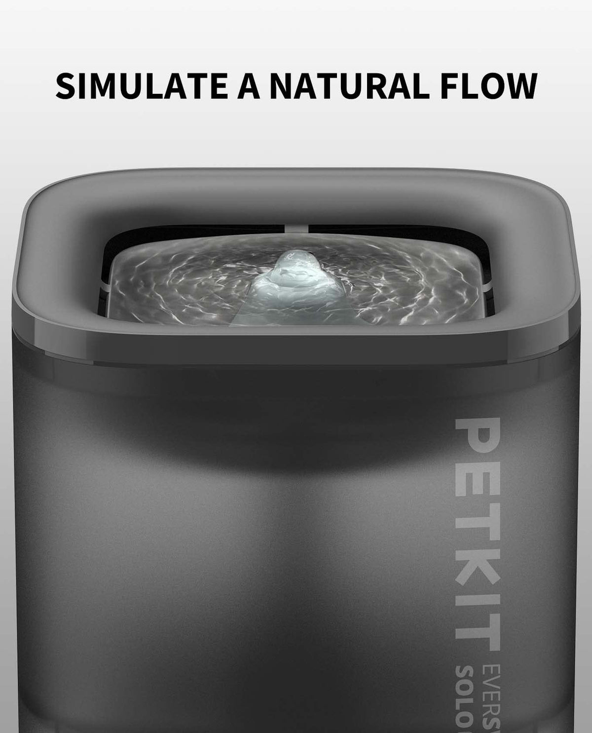 PETKIT Ny Kattvattenföntän med trådlös pump – ultratyst 1,85 L husdjursvattenföntän för katter & hundar inomhus, avtagbar design lätt att rengöra & montera, filter ingår